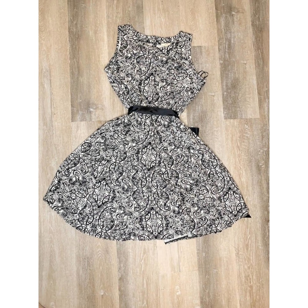 Haani Black & White Dress